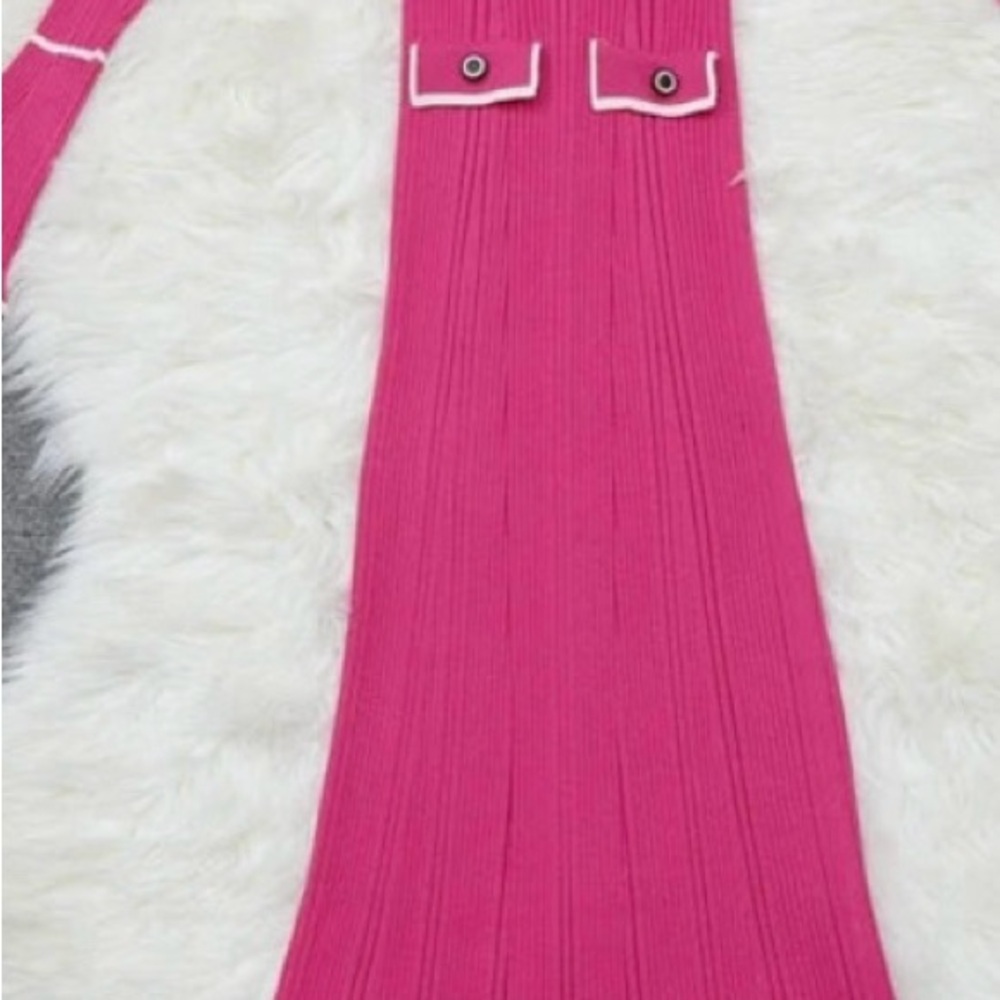Pink Queen Apparel Bodycon Sweater Dress 2025, Slim Fit Size Small - Picture 12 of 13